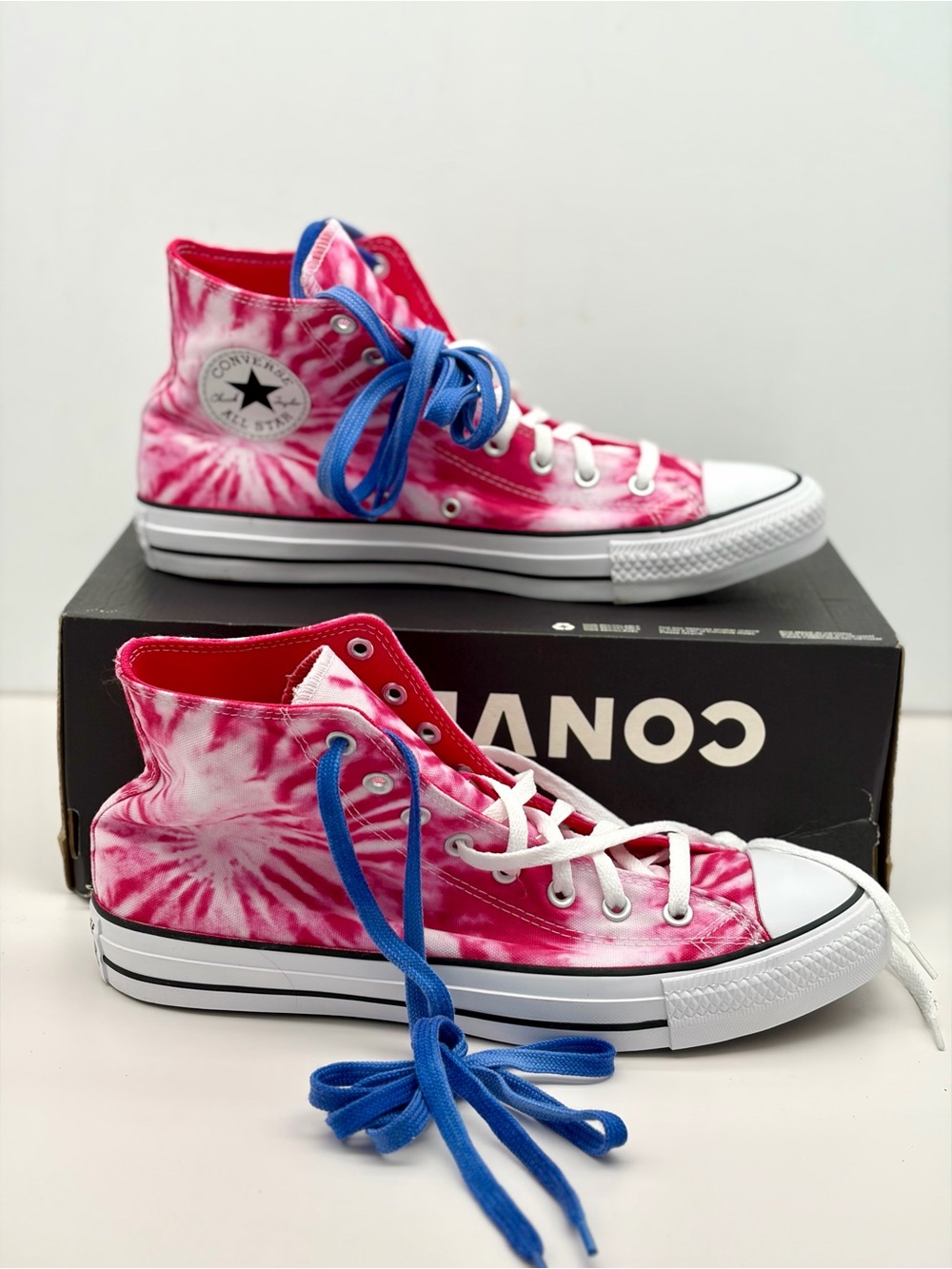 Converse Pink Tie-Dye High Top Sneakers CTAS HI